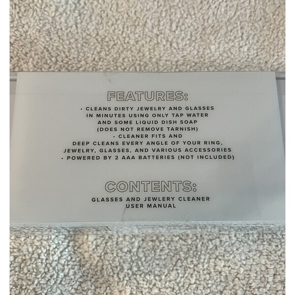 NEW! Vivitar Electronic Glasses Dentures Jewelry Vibrating Cleaner Machine - Picture 2 of 2